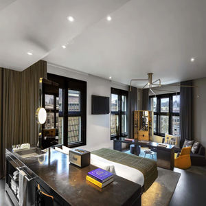 Collection de meubles de chambre à coucher d'hôtel et d'appartement 5 étoiles modernes de luxe Panneau en bois pour hall d'entrée et salon pour Holiday <span class=keywords><strong>Inn</strong></span> - Product Image 3