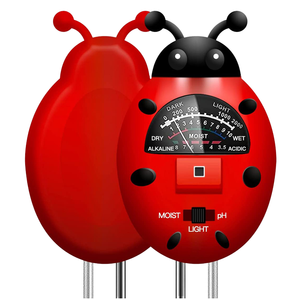 Kit de probador de suelo 3 en 1 con forma de dibujos animados, medidor de PH, medidor de humedad, Monitor de temperatura y luz solar para el cuidado del jardín - Product Image 4