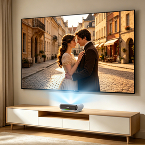 HDR10โปรเจคเตอร์เลเซอร์ RGB สามสีแบบเรียลไทม์ + ไวไฟ memc ToF โปรเจคเตอร์เลเซอร์ RGB สำหรับ <span class=keywords><strong>Netflix</strong></span> - Product Image 2