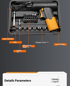 Nouvelle visseuse à chocs sans fil à vitesse variable, outil électrique avec étui, en acier combiné léger - Product Image 5