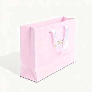 Sac en papier de luxe personnalisé avec impression dorée pour les marques de mode, fabrication directe - Product Image 2