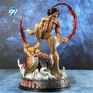 Attacco ai titani figura Anime le <span class=keywords><strong>Figure</strong></span> corazzate 29cm <span class=keywords><strong>Titan</strong></span> Eren Jager <span class=keywords><strong>Action</strong></span> Figurine modello Pvc statua ornamento giocattoli regali - Product Image 5