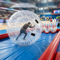 Prix d'usine – Ensemble de bowling humain gonflable personnalisé 6x4m pour le team building, les jeux de fête, les activités de groupe et les carnavals