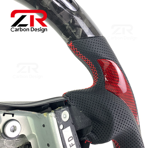 พวงมาลัยคาร์บอนไฟเบอร์ LED สำหรับรถนิสสัน350Z 370Z Z34 R35สำหรับ Infiniti FX30 FX35 FX37 FX50ปลอมแปลง QX70 - Product Image 5