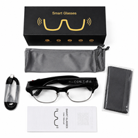Lunettes Intelligentes M08C AI avec Assistant Vocal 5.4, Haut-parleur Open Ear, Caméra 8MP, Transfert WiFi et Enregistrement d'Appels