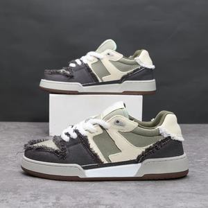 Nouvelles chaussures décontractées pour couples, tendance printemps-été, polyvalentes, à semelle souple, respirantes, en cuir véritable pour hommes - Product Image 3