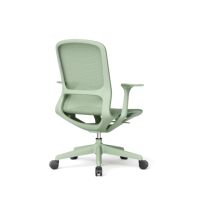 Chaise de bureau ergonomique simple avec dossier en maille respirante, chaise d'ordinateur pivotante et réglable en hauteur, chaise de personnel à roulettes, chaise d'étude à domicile