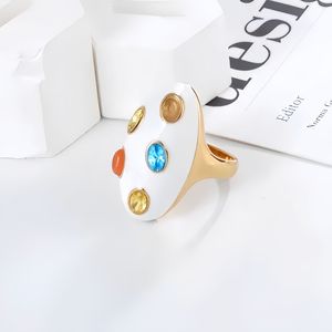 Sistema de Anillos Modulares al por Mayor, Acero Inoxidable 316L, Chapado en Oro, Piedras Preciosas Intercambiables, Joyería Personalizada, Suministro OEM al por Mayor - Product Image 5