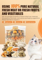Bâtonnets d'herbe pour chat lyophilisés biologiques - Friandises naturelles sans céréales pour la santé digestive