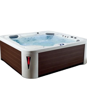 Bains à remous de luxe <span class=keywords><strong>8</strong></span> <span class=keywords><strong>personnes</strong></span> de haute qualité en usine <span class=keywords><strong>spa</strong></span> extérieur massage jacuzzier bain à remous - Product Image 1