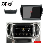 Cadre d'autoradio pour Hyundai Santa Fe IX45 2013-2019, panneau de navigation, cadre de radio Android, façade de radio