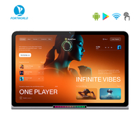 Tableta Musical Android de 13.3 Pulgadas con GMS, MT6769, 6GB+128GB, Sistema de Altavoces DTS de 6 Cajas, Tableta Portátil para Karaoke