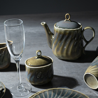 PITO factory production Supply Hôtel vaisselle personnalisée Hôtel assiette set vaisselle ensemble en céramique