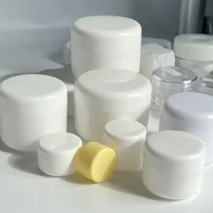 Hochwertige doppelwandige PP-Gläser 100ml 200ml 250ml Gesicht Hand Hautpflege Lotionen Kuppel Make-up Kunststoff Creme Glas Kosmetik behälter