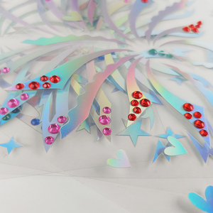 Autocollant de <span class=keywords><strong>tatouage</strong></span> laser Eyeliner personnalisé visage sexy <span class=keywords><strong>diamant</strong></span> maquillage waterpro de strass femmes couleur faux <span class=keywords><strong>tatouage</strong></span> temporaire - Product Image 3