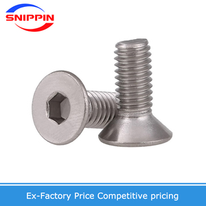 Hex lục giác ổ cắm chìm vít UNC 304 không gỉ Đầu phẳng Allen bu lông 2 #-56 4 #-40 6 #-32 8 #-32 10 #-24 10 #-32 - Product Image 5