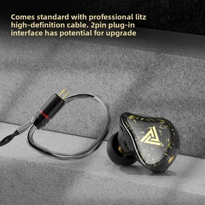 Audífonos Intrauditivos QKZ <span class=keywords><strong>Kaiser</strong></span>, Nuevo Modelo, Controlador Dinámico Impreso en 3D, Bajos Profundos, Música HIFI, Cable de 1.2m para Teléfonos Inteligentes - Product Image 4
