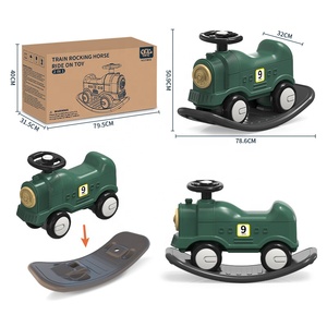 Commercio all'ingrosso multifunzione 2 IN 1 <span class=keywords><strong>bambini</strong></span> IN plastica treno <span class=keywords><strong>equitazione</strong></span> cavallo a dondolo giro su giocattoli per <span class=keywords><strong>bambini</strong></span> giocattoli veicolo - Product Image 6