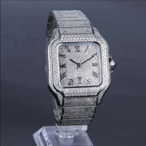Customized Mozambique Diamond Watch Fashion Trend High Quality Luxury Men's Watch - Product Image 1