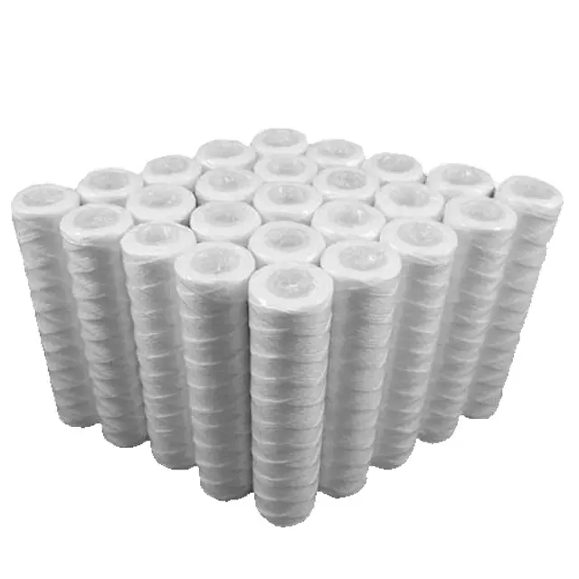 10 Inch String Wound Filter Cartridge Water Cartridge For Reverse Osmosis Water Filter System