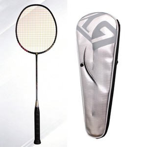 Raquette de badminton Thunder 80, entièrement en fibre de carbone, haute tension, type offensif puissant, 5U ultra-légère, raquette individuelle avancée <span class=keywords><strong>pour</strong></span> - Product Image 1
