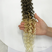 Extensions de cheveux en cheveux russes, boucles ariel, extensions de cheveux en cheveux russes, extensions de cheveux russes en gros