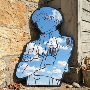 Autocollants muraux en PVC miroir de forme irrégulière, style anime Attack on Titan, modernes et luxueux, faciles à installer pour la décoration de la maison et <span class=keywords><strong>des</strong></span> hôtels, vente en gros - Product Image 3