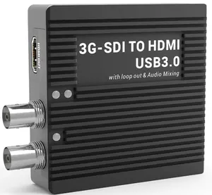 بطاقة التوصيل من SDI إلى HDMI + USB + بطاقة تحويل SDI إلى USB3.0 + خط داخلي + 3.5 ملليمتر + مكبر صوت