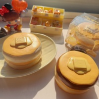 Jouet anti-stress souple Moozy Pancake, jouet à presser en mousse PU à remontée lente pour soulager le stress, jouet de décompression original