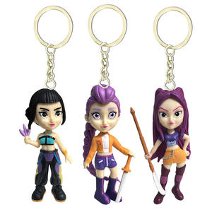 Vente chaude, figurines d'<span class=keywords><strong>action</strong></span> sportives en PVC de dessin animé, 6 pièces/boîte, K pour les chasseurs de démons, boîte aveugle, figurines de collection miniatures pour filles, Noël - Product Image 5