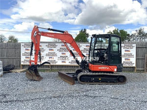 Machinerie de terrassement, mini-excavatrice de 5,5 tonnes d'occasion, Kubota Kx057-5 d'origine, mini-excavatrice hydraulique - Product Image 5