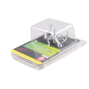 Nouveautés Printemps LUTAC Hameçons triples de pêche haute résistance en acier à haute teneur en carbone pour la pêche en mer, en rivière et sur la plage - Product Image 1