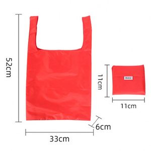 Custom Eco-friendly Carry Packaging Reusable Portable Polyester Tote Nylon <b>Foldable</b> Recycle <b>Shopping</b> Grocery Reusable <b>Bag</b> logo - Product Image 3