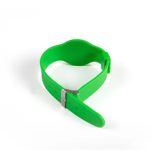 Bracelet en silicone nfc rfid ultraléger personnalisé, puce ev1 1356khz, fournisseur