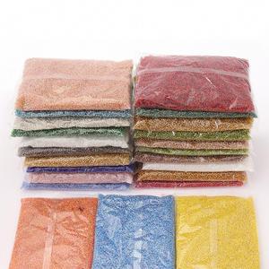 DIY para vidrio 3mm transparente pequeño intervalo en forma de arroz joyería cuentas dispersas Material accesorios para fabricación de pulseras - Product Image 1