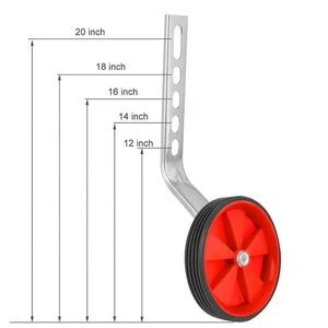 Roues d'entraînement de vélo 12 <span class=keywords><strong>14</strong></span> 16 18 20 <span class=keywords><strong>pouces</strong></span> arrière robuste avec stabilisateurs Kit monté <span class=keywords><strong>pour</strong></span> enfants garçons filles vélos - Product Image 4