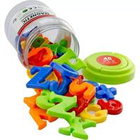 Imanes de Letras y Números Magnéticos Personalizados de 78 Piezas, Alfabeto de Plástico Colorido 123 ABC, Juguete Educativo para el Estudio