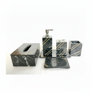 Angel Style Handmade <b>Resin</b> Bath Accessory <b>Kit</b> with Model Pattern - Product Image 1