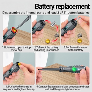 Dual-Purpose Detection <strong>Test</strong> Pencil Highlight Color Light Lamp <strong>Electric</strong> <strong>Measuring</strong> Pen Word Cross Screwdriver Breakpoint - Product Image 2