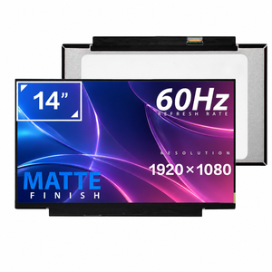 ขอใบเสนอราคาสำหรับจอแสดงผลแบบไม่สัมผัส B2b Repair Full HD 1920x1080 ขนาด 14 นิ้ว 60Hz รุ่นบาง EDP 30 พิน รุ่น B140HAN04.1 NV140FHM-N61 - Product Image 2