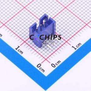 HC-PH-3AWD-L-K-10 Wire-to-Board Pin Header Bent Lead Through Hole,P=2mm Connector 1x3P 2mm Right Angle Insert PH - Product Image 1