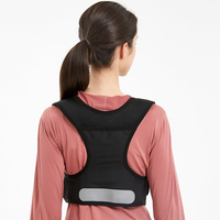 Gilet d'hydratation de course à pied et de randonnée réfléchissant, léger, respirant et portable, avec gourde souple de 500 ml, pour femmes et hommes