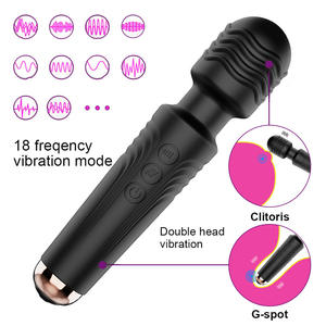 Mikrofon dapat diisi ulang 20 kecepatan tahan air Mini Av tongkat Vibrator mainan seks wanita tongkat pijat klitoris Vibrator baru 2025 - Product Image 1