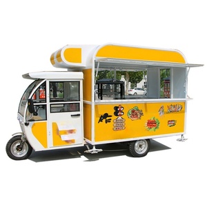 Maßgefertigter HNRB Ape Coffee Bar Tuk Tuk Food Trailer Elektrisches Dreirad Snack-Food Mobile Bar aus Edelstahl mit 1 Jahr Garantie zum Verkauf - Product Image 2