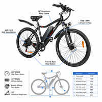 Sonnette de vélo Brz 48v 500w, Moto tout-terrain électrique Akez, Kit de conversion de vélo électrique 500w, Moto électrique à pédales