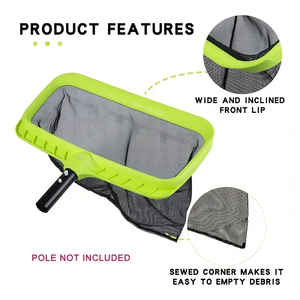 <span class=keywords><strong>Accesorios</strong></span> para <span class=keywords><strong>Piscinas</strong></span>, Red Recolectora de Hojas de 44 cm, Material de PE, Malla Eficiente para Limpieza de Basura para <span class=keywords><strong>Piscinas</strong></span> Elevadas y Enterradas - Product Image 3