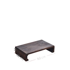 Table basse en bois massif de style japonais, en bois de Paulownia, faite à la main, pour balcon ou fenêtre en baie - Product Image 4