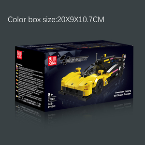 Mould King 27142 American Street Cruising Sports Car Building <strong>Blocks</strong> Kit Racing Vehicle Model <strong>Bricks</strong> Puzzle Toy Gift for boys - Product Image 6