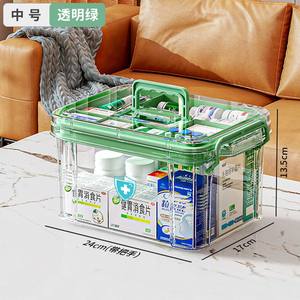 Caja de Almacenamiento Transparente Portátil Proins, Venta al por Mayor, Multifuncional, Gran Capacidad, Multicapa, de Plástico PP, Botiquín de Primeros Auxilios - Product Image 4