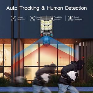 EDAFA V380 Pro ソーラー街路灯カメラ 3レンズ PTZ 360° ホームセキュリティ 400Wパネル WiFi 4G 双方向音声 防水 夜間対応 - Product Image 6